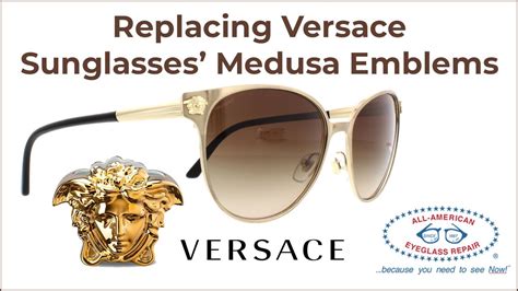 versace sunglass lens replacement|versace sunglasses repair center.